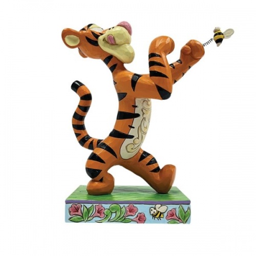 Disney Traditions Tigger Fighting a Bee Figurine