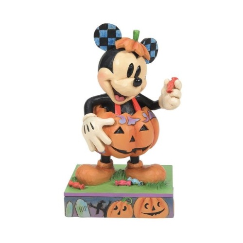 Disney Traditions Mickey Mouse Pumpkin Costume Figurine