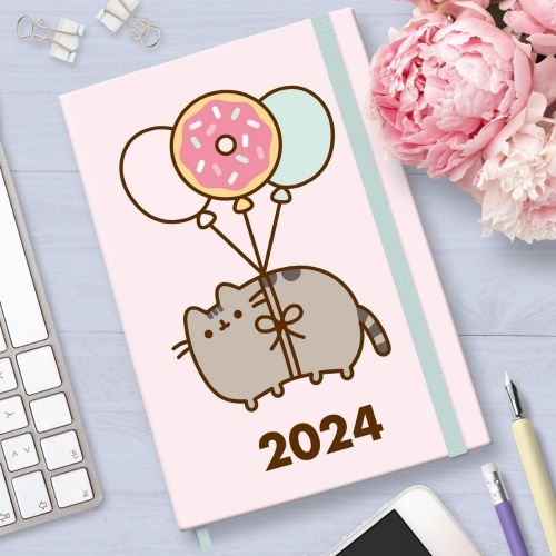 Pusheen The Cat Hardcover Week to View 2024 Diary