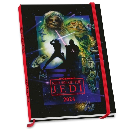 Star Wars Return of the Jedi A5 Hardcover Week to View 2024 Diary