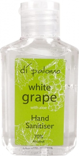 Di Palomo Hand Sanitiser White Grape with Aloe - 70% Alcohol - Hand Gel - Antibacterial Gel