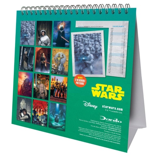 Star Wars Classic Desk Easel Calendar 2025