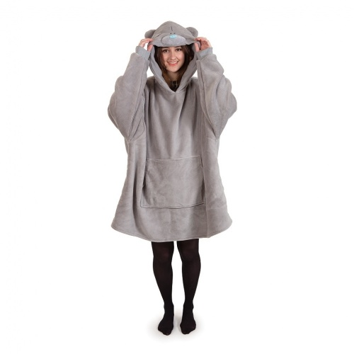 Me to You Tatty Teddy Super Soft Oversized Hooded Fleece Poncho Blanket