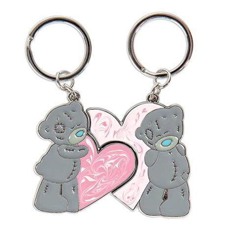 Me to You 2 Part Keyring Tatty Teddy With Pink Heart