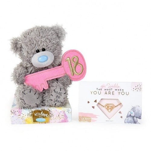 Me to You Tatty Teddy 18th Birthday 7'' Bear & Bracelet Gift Set