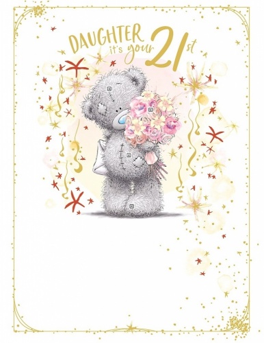 Me to You Happy 21st Daughter Birthday Card Large Card