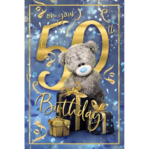 Me to You 3D Holographic 50th Birthday Card