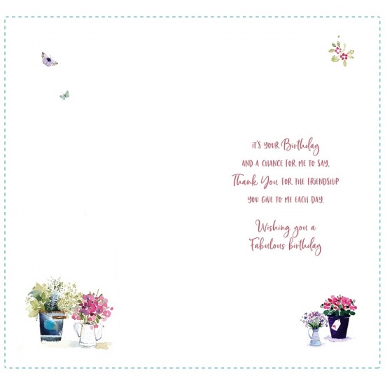 For A Lovely Friend Birthday Card - Greetings Card