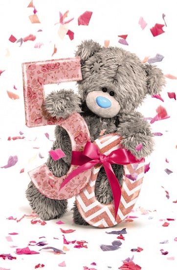 Me to You Tatty Teddy 50th Birthday Greetings Card