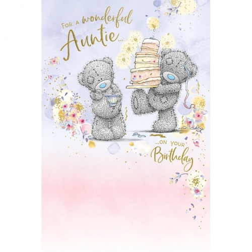 Me to You Wonderful Auntie Birthday Greetings Card Tatty Teddy