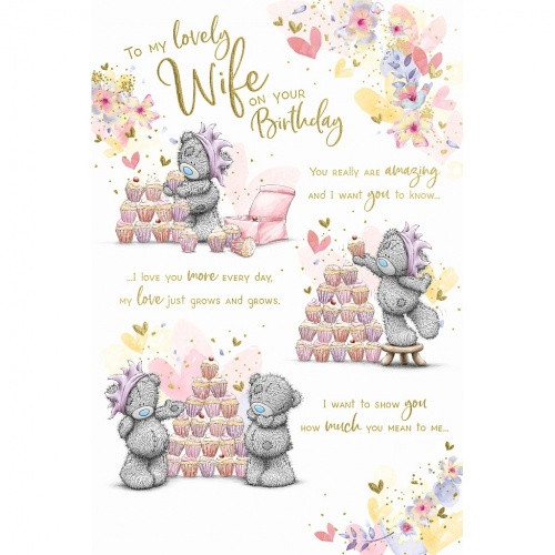 Me to You Lovely Wife Birthday Greetings Card