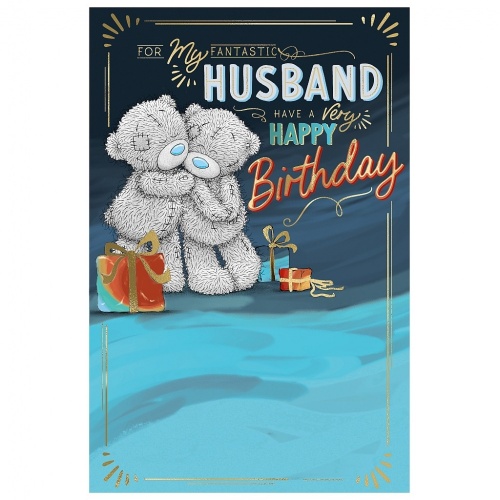 Me to You My Fantastic Husband Birthday Card Tatty Teddy