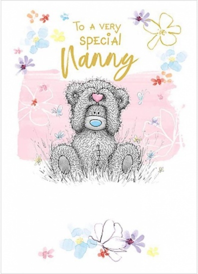 Me to You Tatty Teddy Special Nanny Birthday Greetings Card