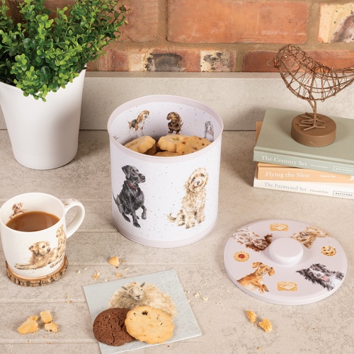 Wrendale Designs A Dog's Life Biscuit Tin