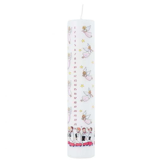 Alison Gardiner Choir Boys and Angels Pillar Advent Candle (non-fragranced)