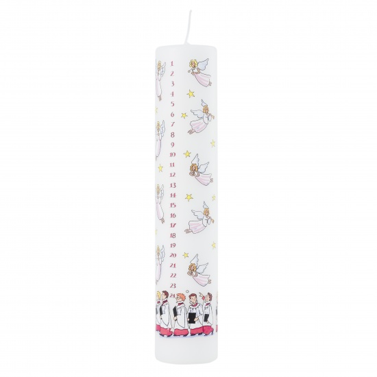 Alison Gardiner Choir Boys and Angels Pillar Advent Candle (non-fragranced)