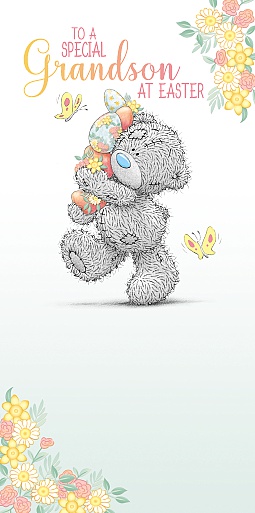 Me to You Tatty Teddy - Special Grandson Easter Money Wallet Card