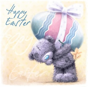 Me to You Tatty Teddy - Happy Easter Softly Drawn Easter Card