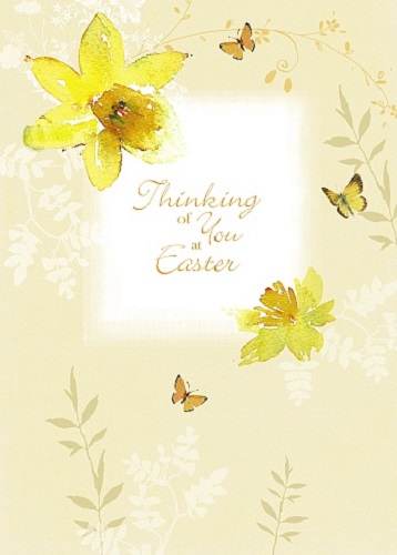 Thinking of You at Easter Greetings Card