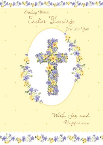 Warm Easter Blessings Just For You Greetings Card