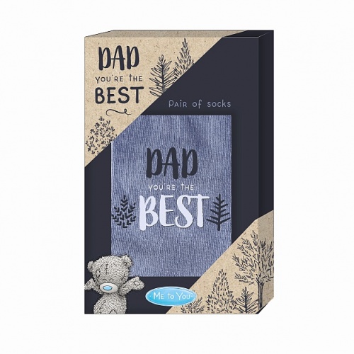 Me to You - Tatty Teddy Dad You're the Best Socks Gift Boxed