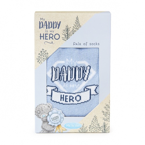 Me to You - Tatty Teddy Daddy is my Hero Socks Gift Boxed