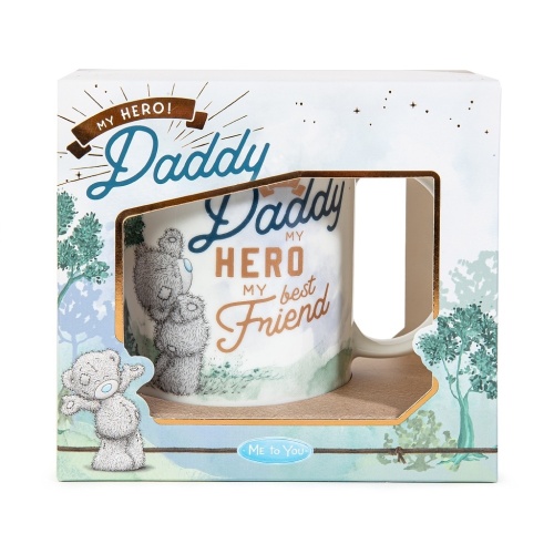 Me to You Daddy My Hero Mug Gift Boxed Tatty Teddy