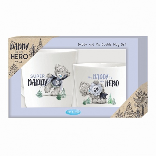 Me to You - Tatty Teddy Daddy & Me Double Mug Set Gift Boxed