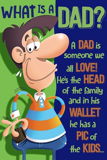 What is Dad? Wallet Joke Father's Day Card
