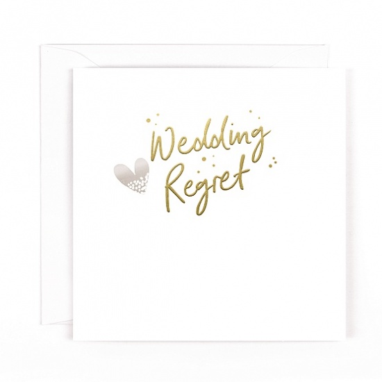 Wedding Regret Card