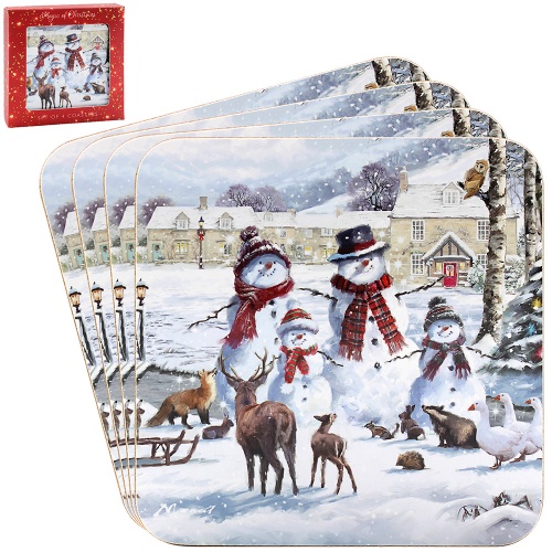 Magic of Christmas Set of 4 coasters