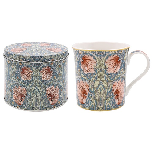 William Morris Pimpernel Mug in Tin