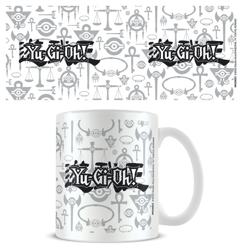 Yu-Gi-Oh! Logo Black & White Ceramic Mug