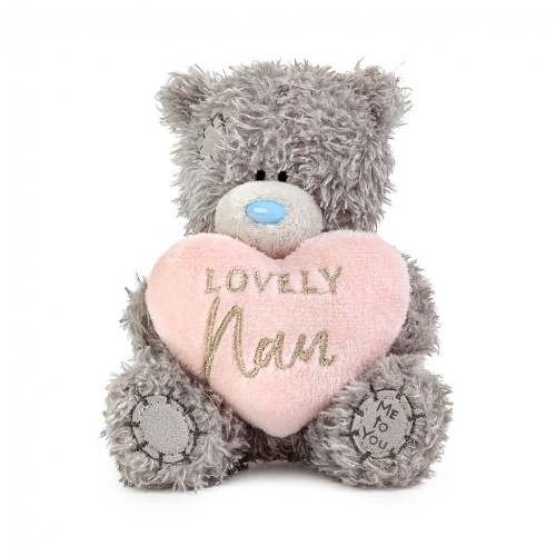 Me to You Tatty Teddy 4'' Lovely Nan Pink Heart Bear