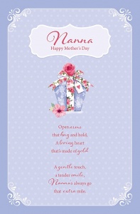 Nanna Happy Mother's Day Greetings Card
