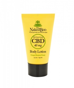 Naked Bee 1.5 oz. Orange Blossom Honey 40mg CBD Body Lotion