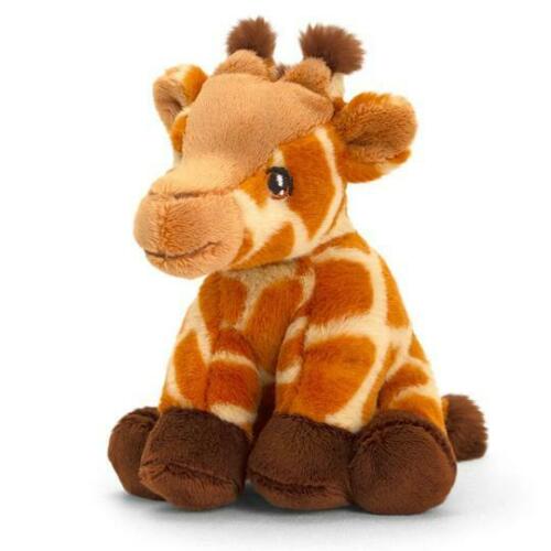 Keel Toys Keeleco 12cm Eco-Friendly Collectible Wild Animals Giraffe Soft Toy Plush