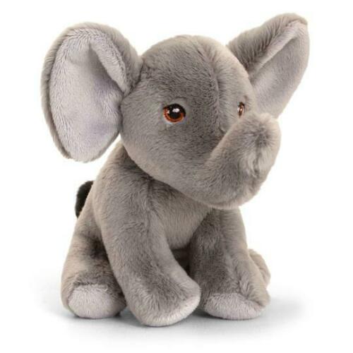 Keel Toys Keeleco 12cm Eco-Friendly Collectible Wild Animals Elephant Soft Toy Plush