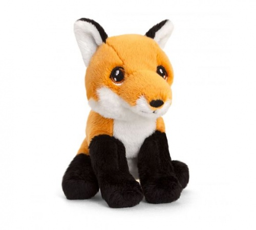 Keel Toys Keeleco 12cm Eco-Friendly Collectible Farm Animals Fox Soft Toy Plush