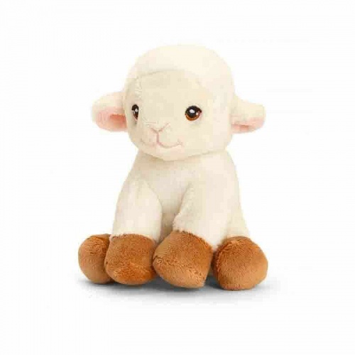 Keel Toys Keeleco 12cm Eco-Friendly Collectible Farm Animals Lamb Soft Toy Plush