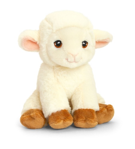 Keel Toys Keeleco Sitting Lamb Huggable Cuddly Soft 19cm Toy Plush