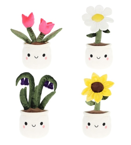 Keel Toys 30cm Flower Plant Bobballs Beanie Plush Toy Random Design Sent