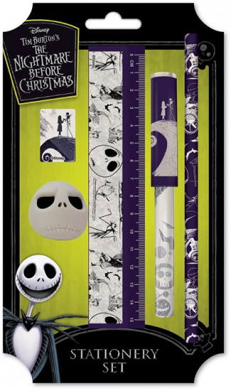 The Nightmare Before Christmas Spiral Hill Stationary Set