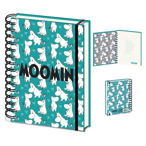 Moomin A5 Hardback Wiro Notebook and Keyring