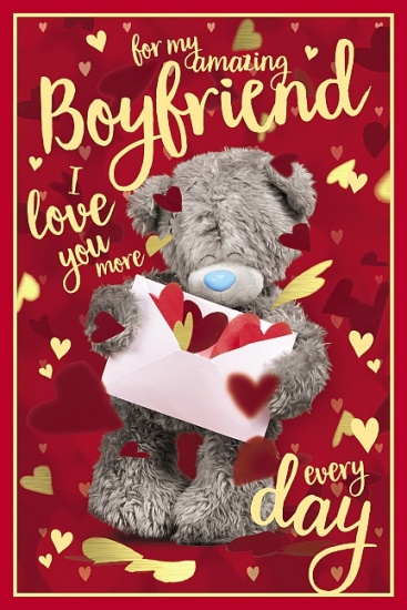 Me to You Tatty Teddy - For My Amazing Boyfriend Valentines Day Card