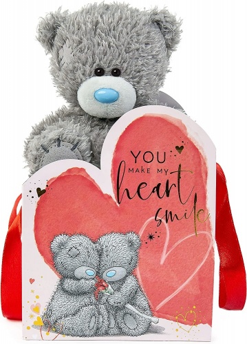 Me to You You Make My Heart Smile Tatty Teddy 5'' Plush Bear in Gift Bag