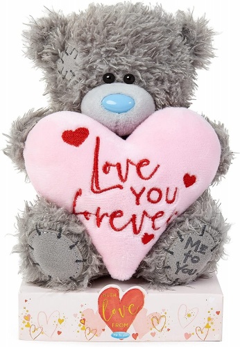 Me to You 7'' Love You Forever Pink Plush Heart Bear Tatty Teddy