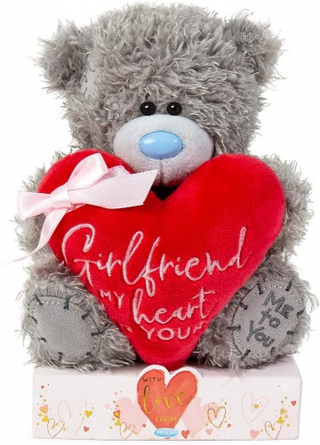 Me to You 7'' Girlfriend Red Plush Heart Bear Tatty Teddy