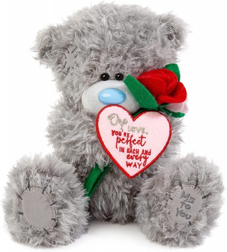 Me to You One I Love Heart and Rose 21cm Tatty Teddy Bear