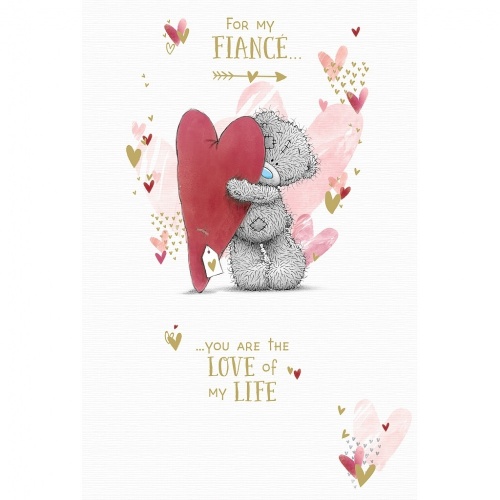 Me to You Tatty Teddy For My Fiance Valentines Day Card